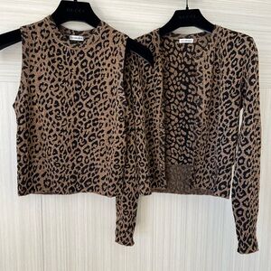 Balenciaga top and cardigan set